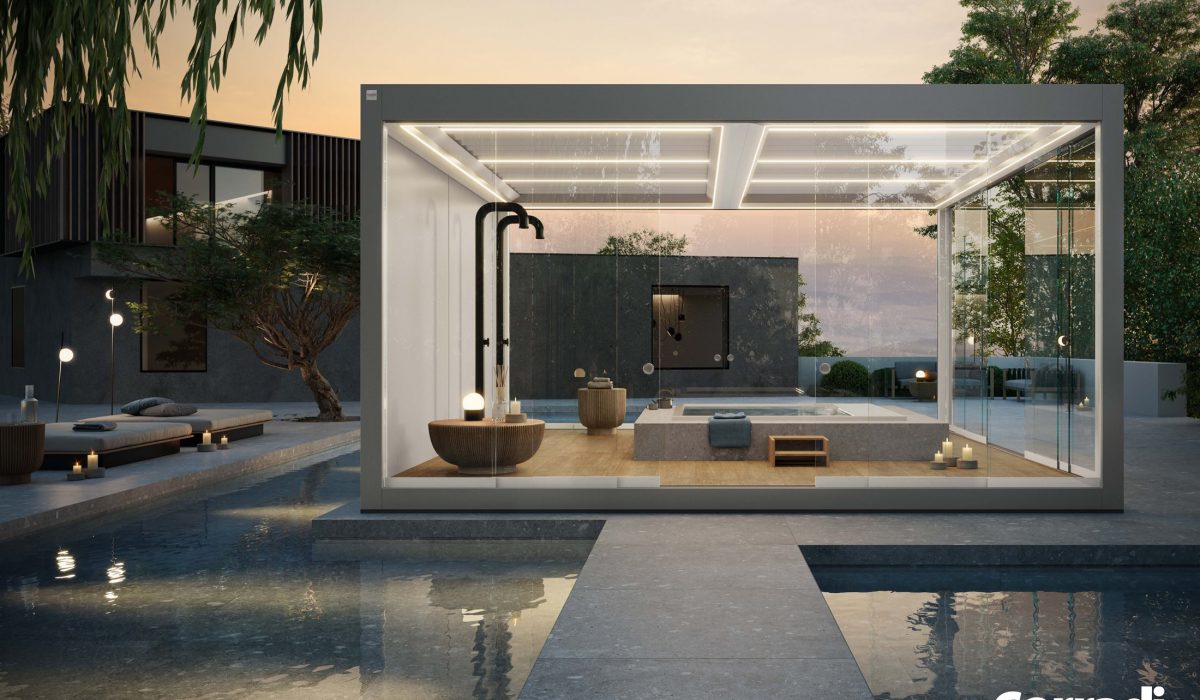 Pergola bioclimatique Suisse sur mesure