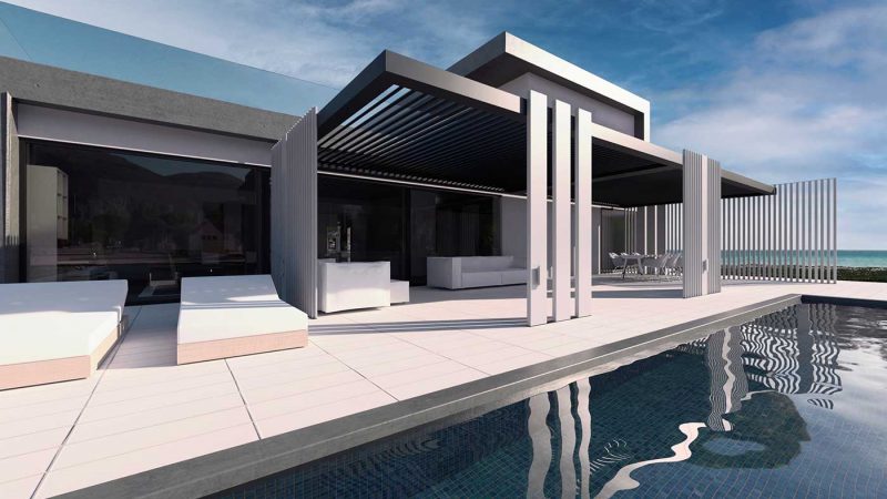 Pergola bioclimatique