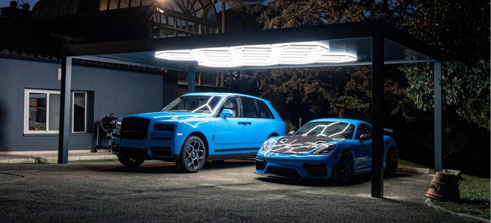 Carport aluminium haut de gamme – détail structure