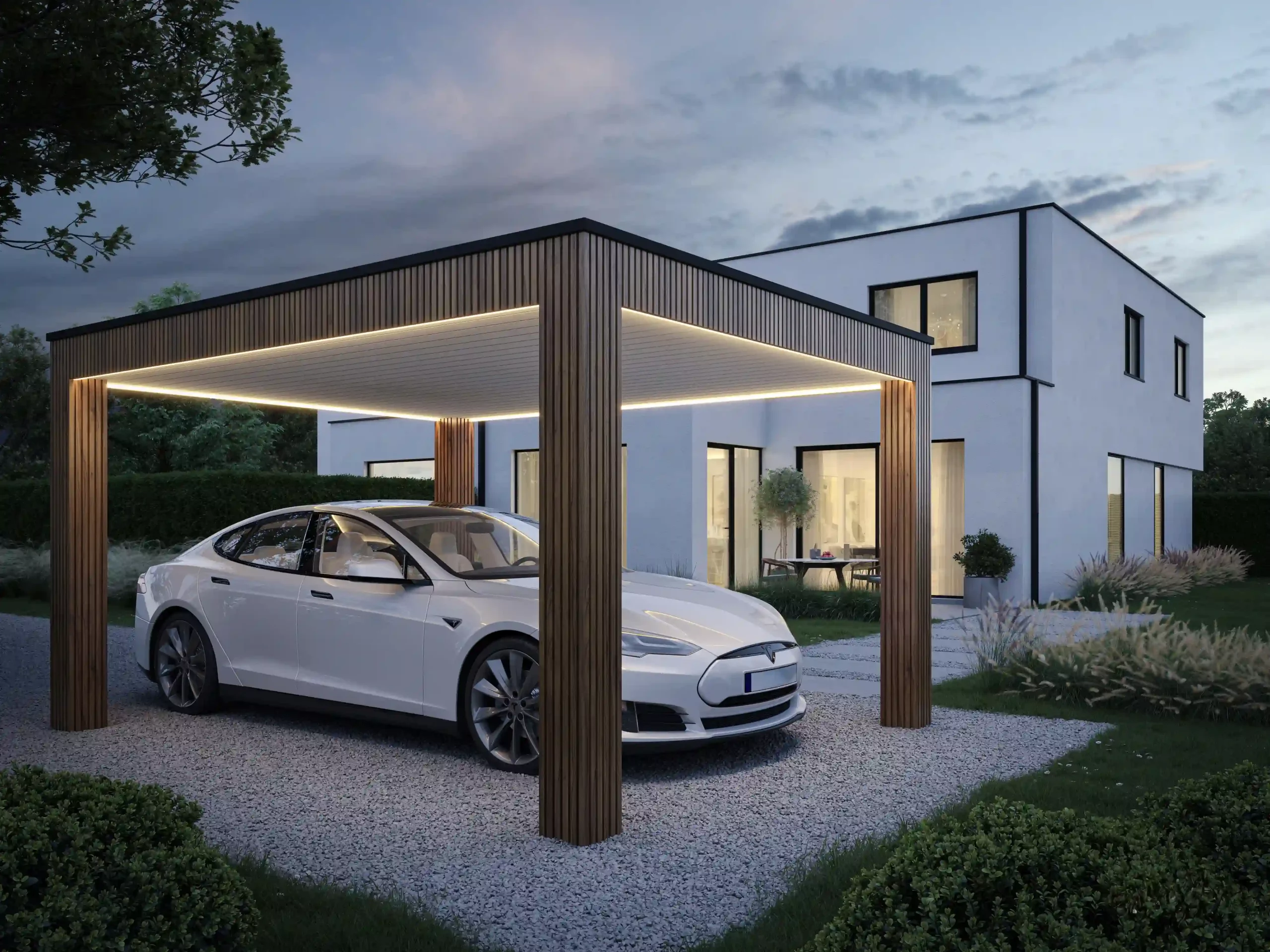 Carport bois sur mesure en Suisse romande