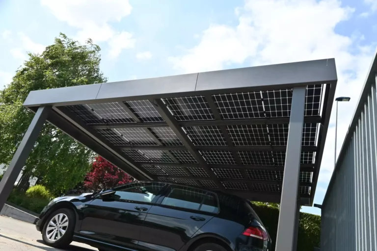 Carport solaire design en Suisse romande