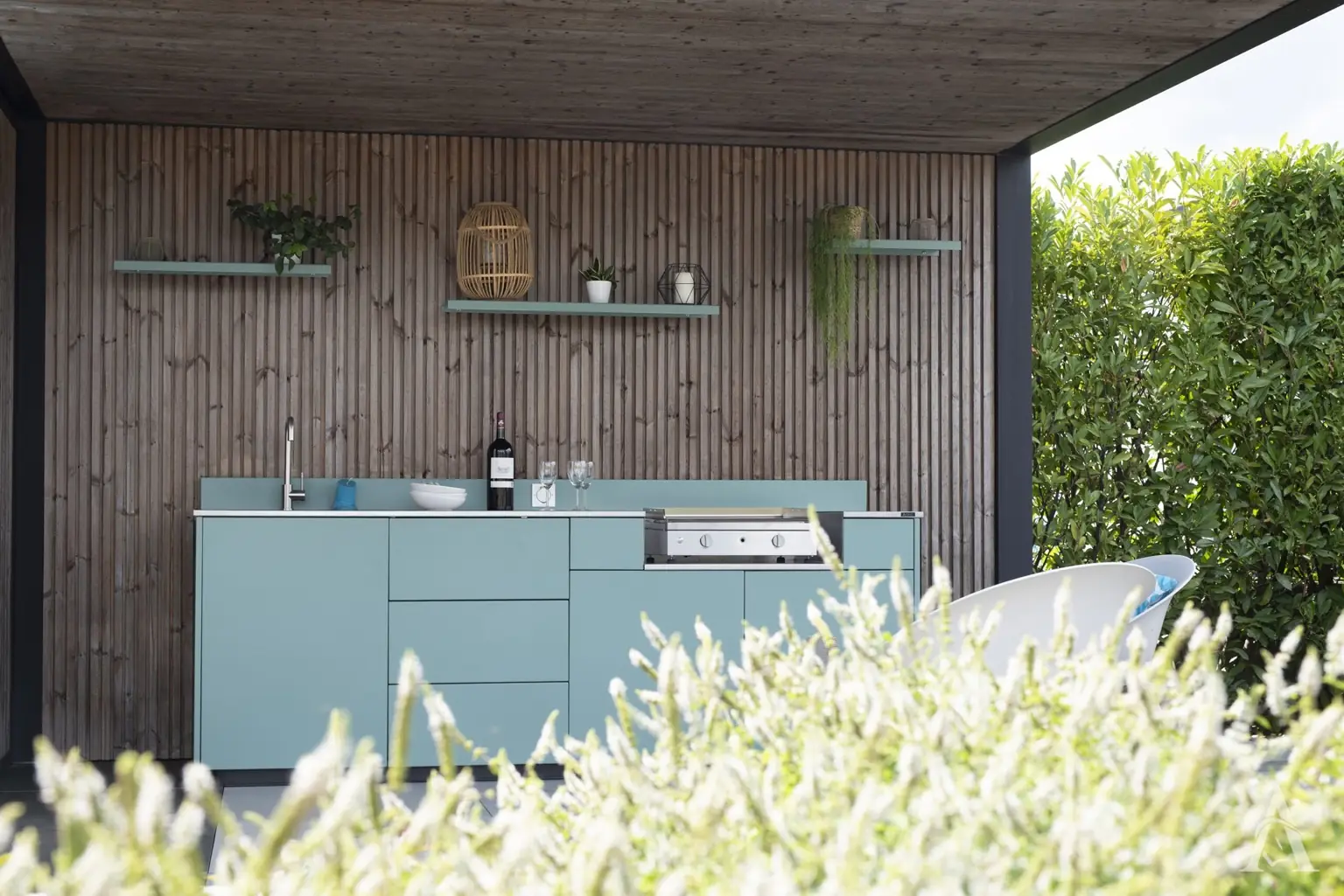 Cuisine extérieure inox sur mesure en Suisse romande