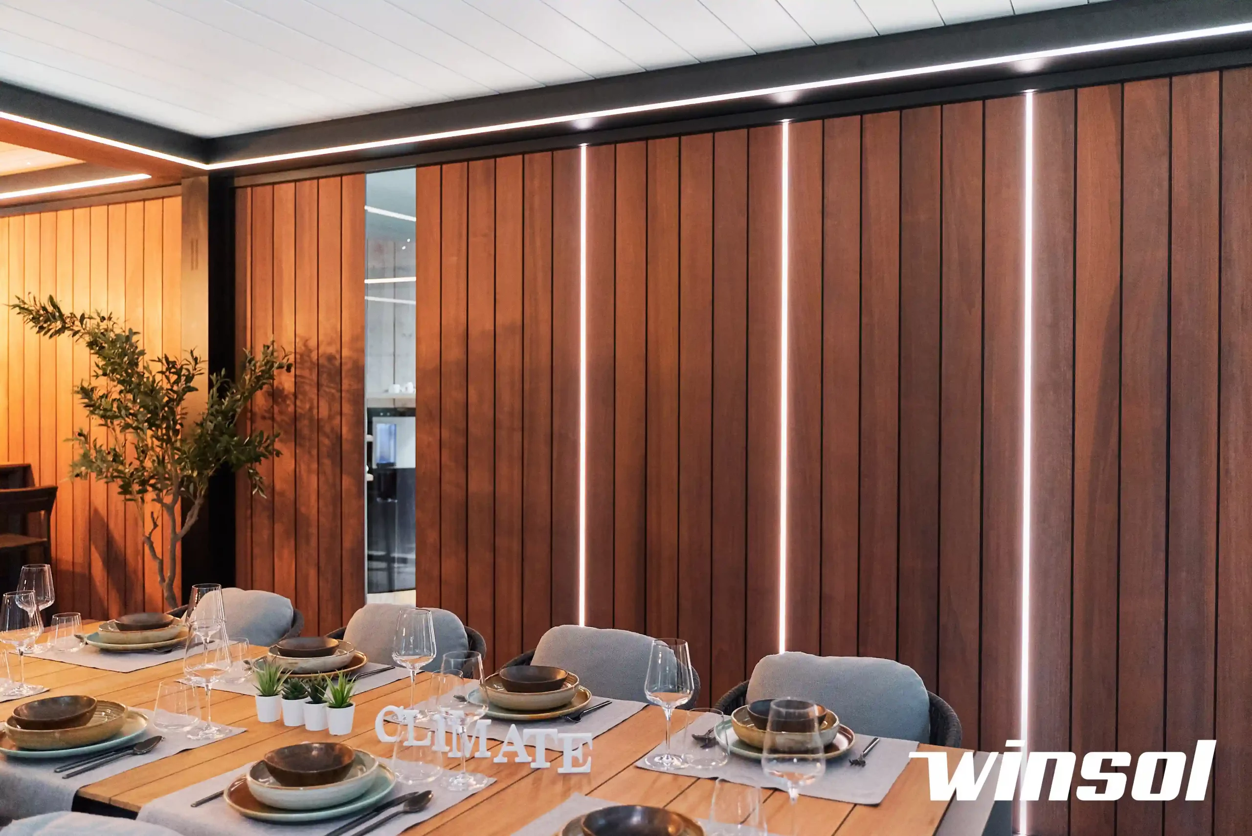 Détail pergola aluminium – finition premium