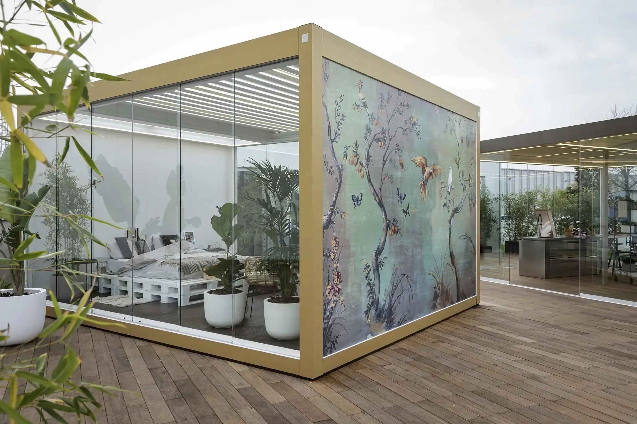 Prix pergola : stores ZIP latéraux – option premium