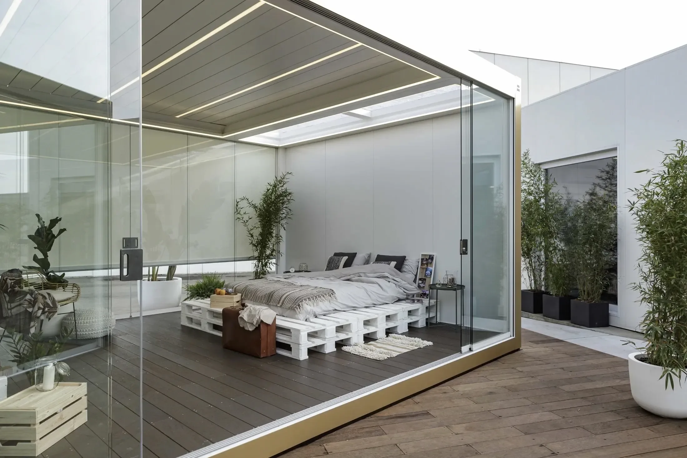 Prix pergola : vitrages coulissants pour usage 4 saisons